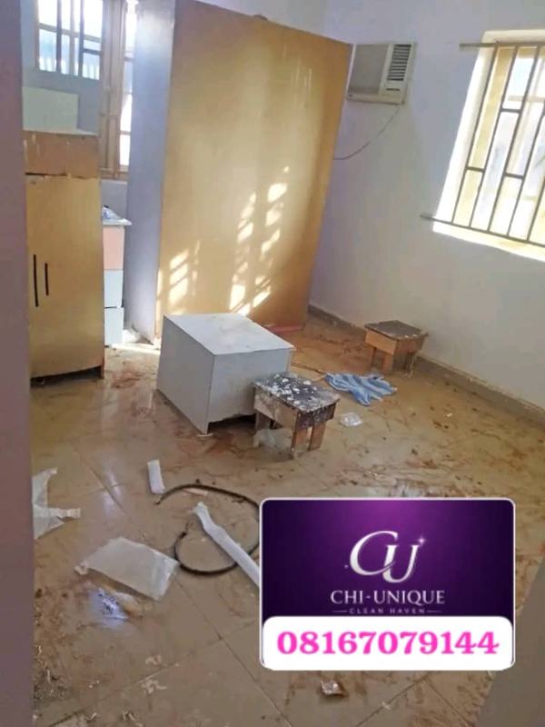 Before: Room after renovation