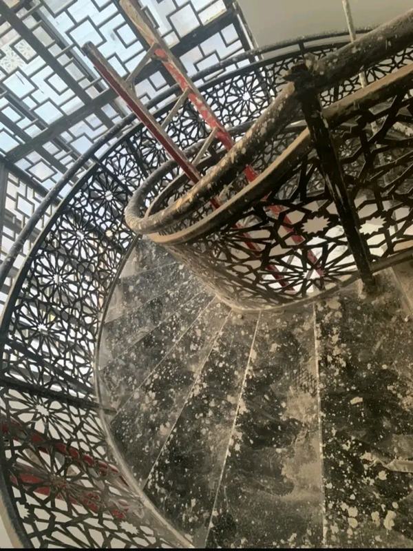 Before: Staircase after construction