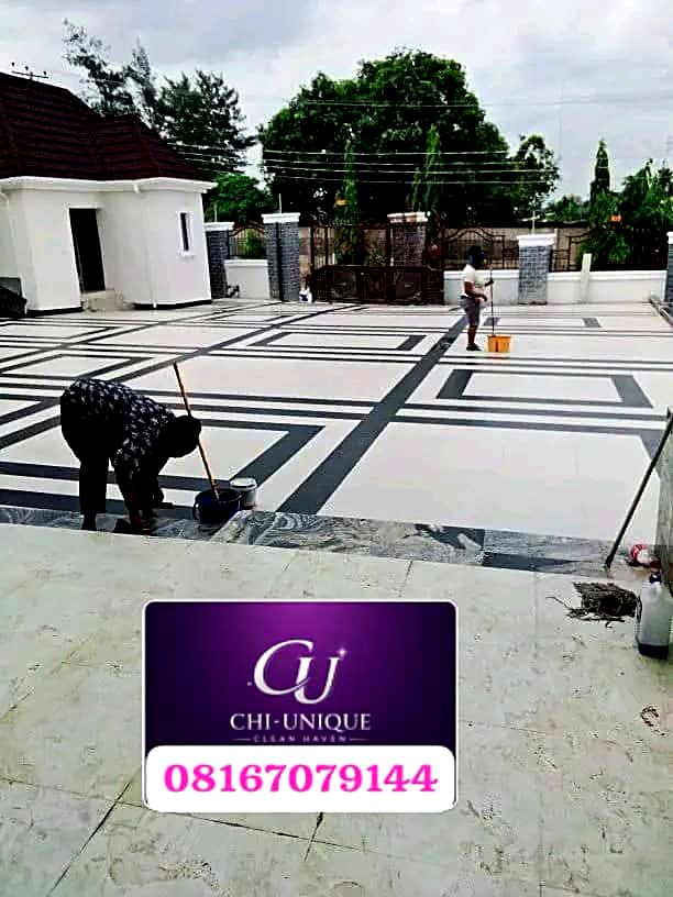 Compound Pressure Washing by Chi-Unique Clean Haven in Lagos