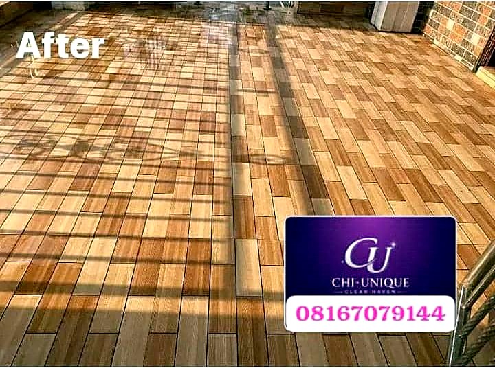 Compound Pressure Washing in Lagos by Chi-Unique Clean Haven